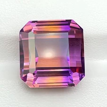 Natural Emerald Cut 19.09 Carats Ametrine Loose (1 of 6)