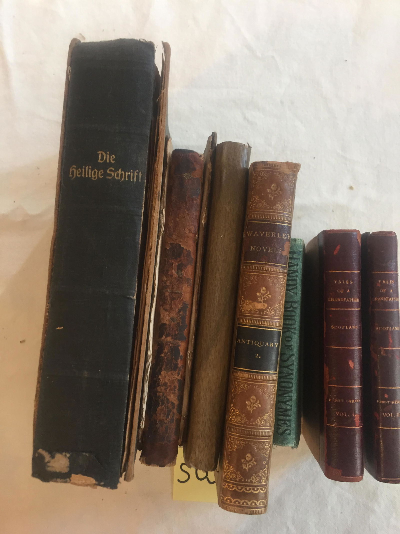 Misc. Lot #2 Antique Books in Fair to Poor Condition. (1 of 5)