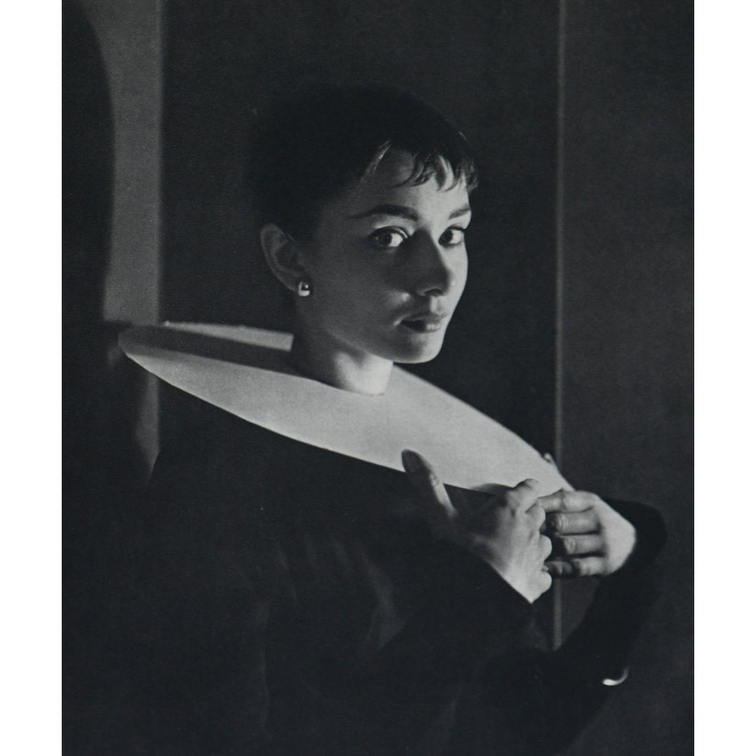 CECIL BEATON - Audrey Hepburn: Artist: CECIL BEATON Print Title: Audrey Hepburn Medium: Sheet-fed Gravure Printing Date: 1950s Printed in the England Image Size approx.: 9.5 x 7 inches Cecil Beaton was an English fashion, portrait