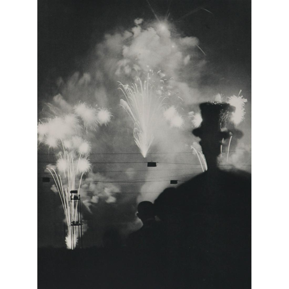 BRASSAI - La Nuit de Longchamp: Artist: BRASSAI Print Title: La Nuit de Longchamp Medium: Sheet-fed Gravure Printing Date: 1930's Printed in France Image size approx. 11 X 8.5 inches Brassai was a Hungarian–French photographer