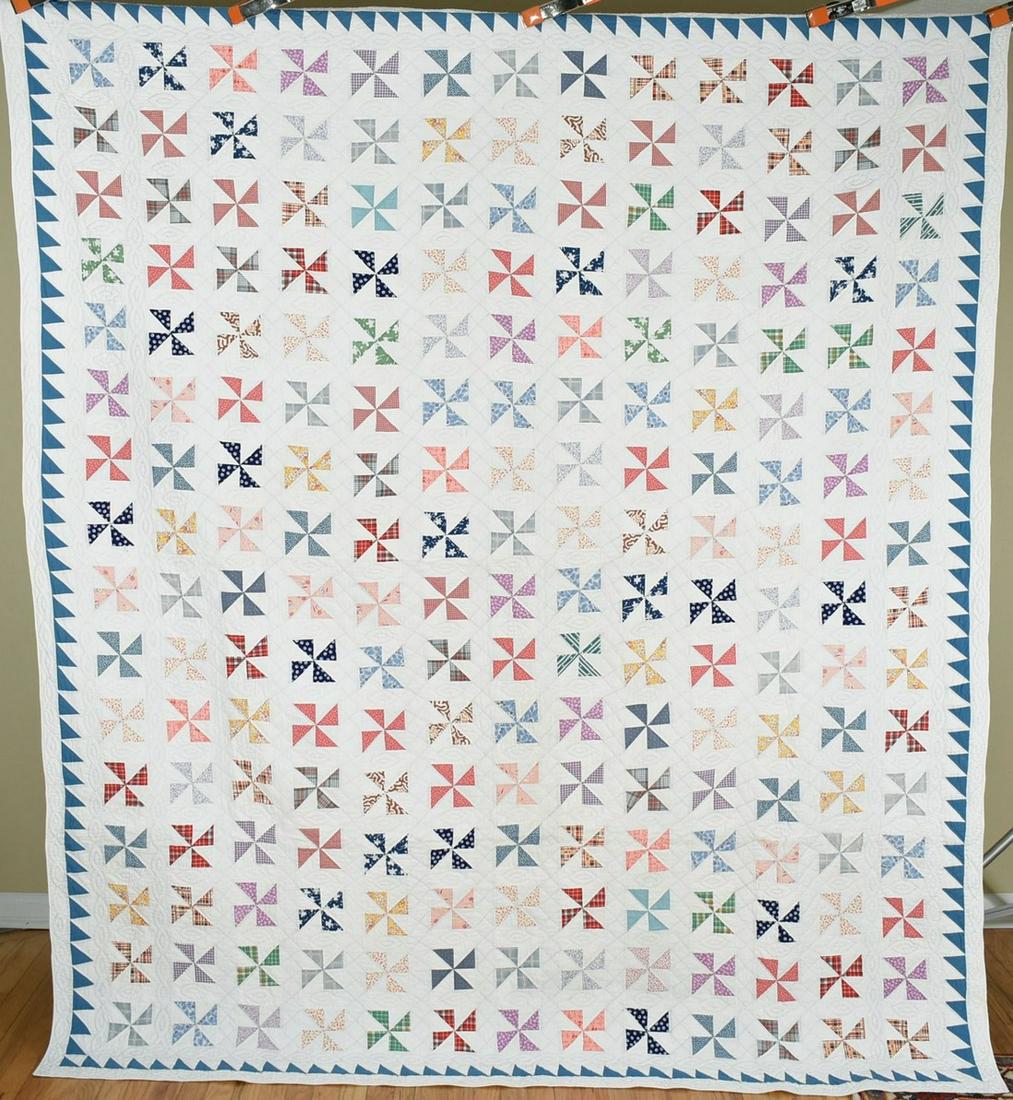Large 30's Pinwheels Quilt (1 of 12)