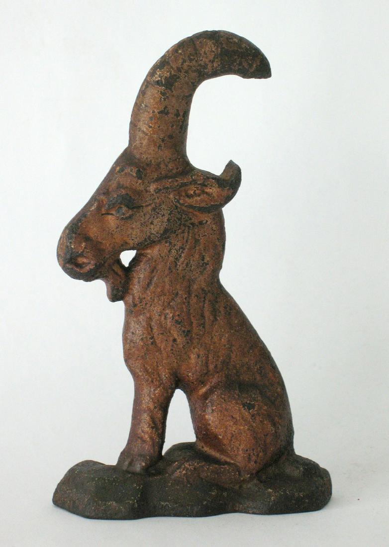 Vintage cast iron Billy goat bottle opener. (1 of 2)