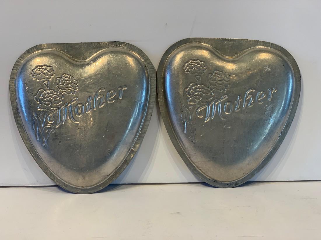 MOTHER Heart Chocolate Mold, early 20th c (1 of 3)