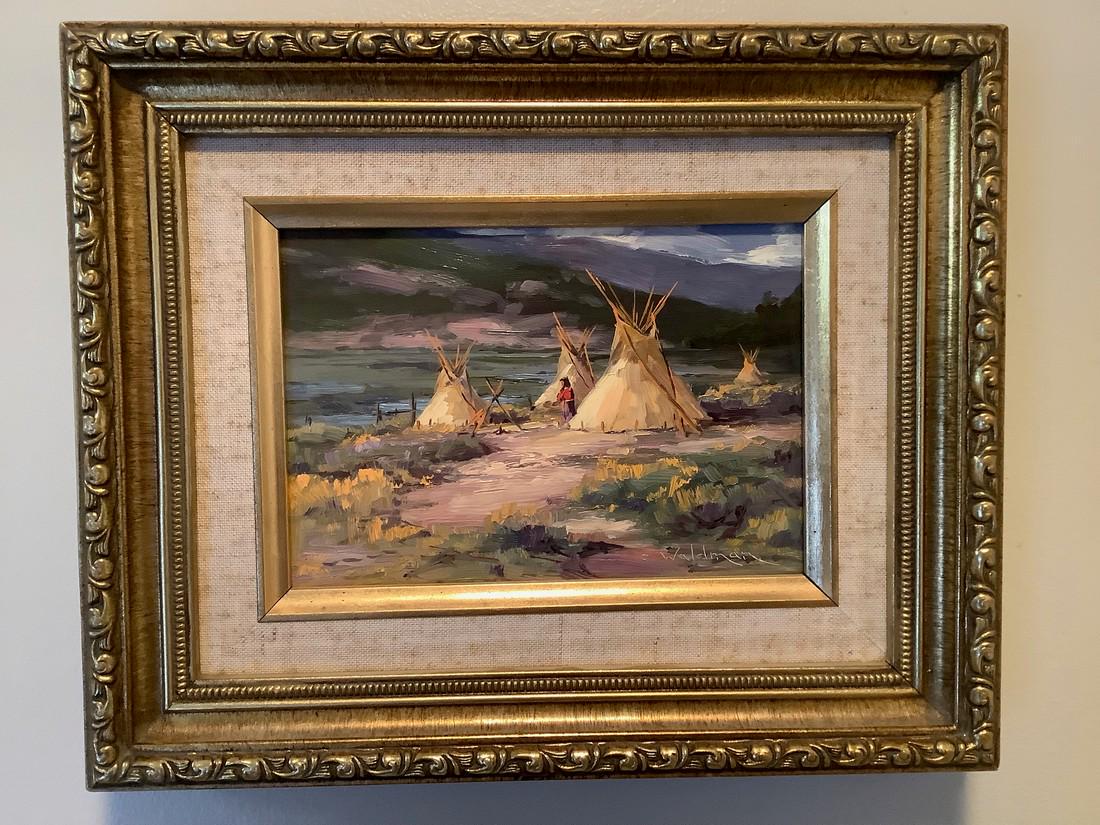 Oil on Board by "Charles Waldman" (1 of 3)