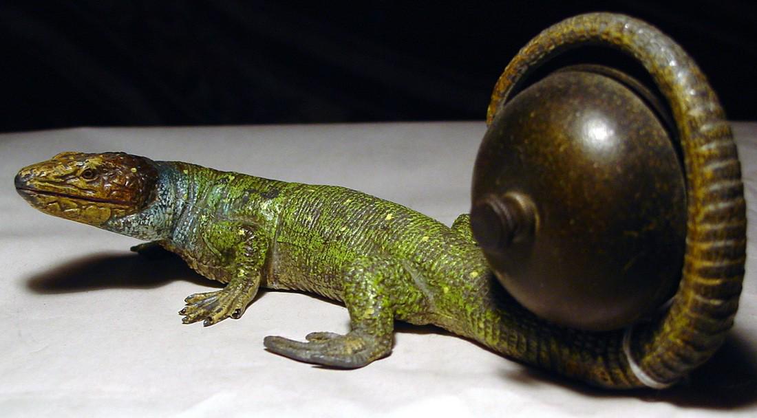 Rare Lizard Desk Bell (1 of 1)