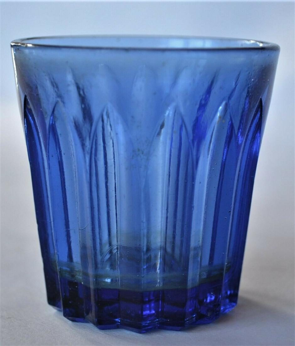 American Fluted Whiskey Tumbler circa mid 19th Century (1 of 6)