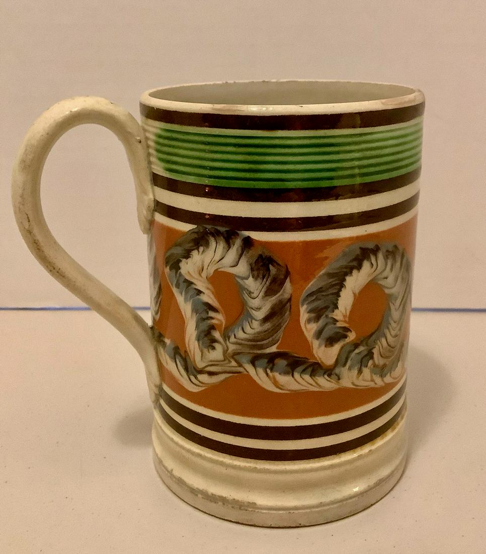 19th Century Mochaware Mug (1 of 6)