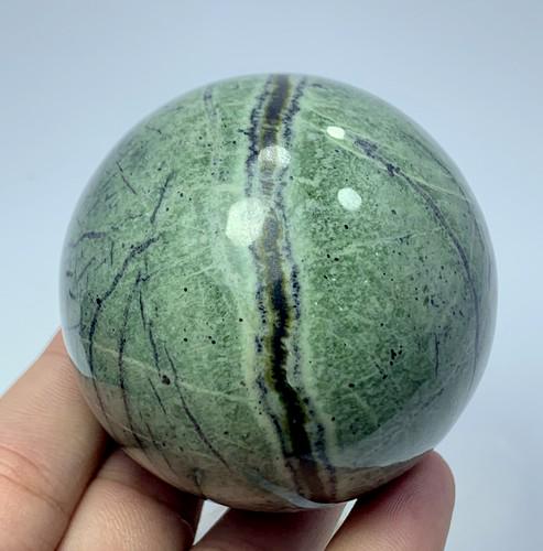 1507 Carats Stunning Polished Cobra Jasper Sphere: Title: 1507 Carats Stunning Polished Cobra Jasper Sphere Healing Mineral Treatment: Natural Gram Weights: 1507 Carats Size/Dimensions: 57 mm Origin: Pakistan Reserve: $25.00 Shipping: Domestic: Flat-r