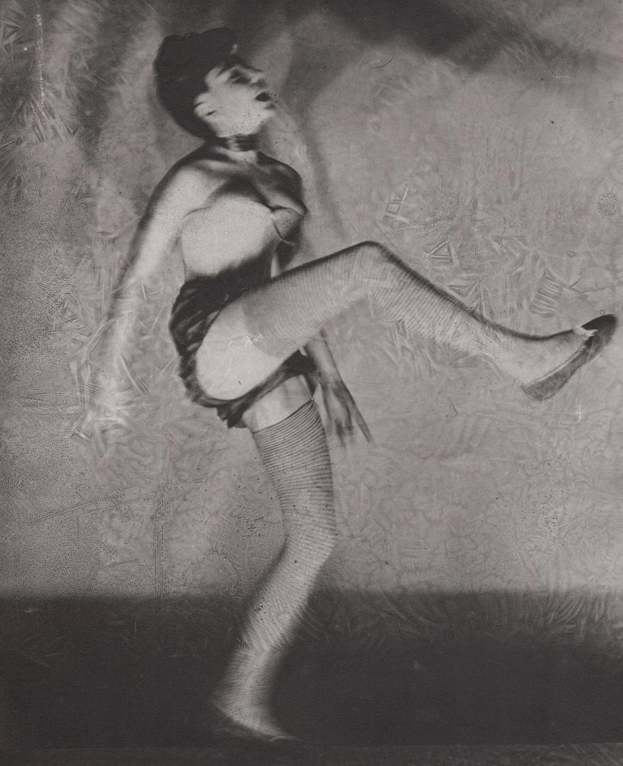 ERWIN BLUMENFELD - La Ballerina di Can-Can, NY, 1943: Artist: ERWIN BLUMENFELD Print Title: La Ballerina di Can-Can, NY, 1943 Medium: Authentic Vintage Sheet-fed photogravure Printed 1981 in Italy, folio unnumbered 592/1000 Image size (inches) approx. 10