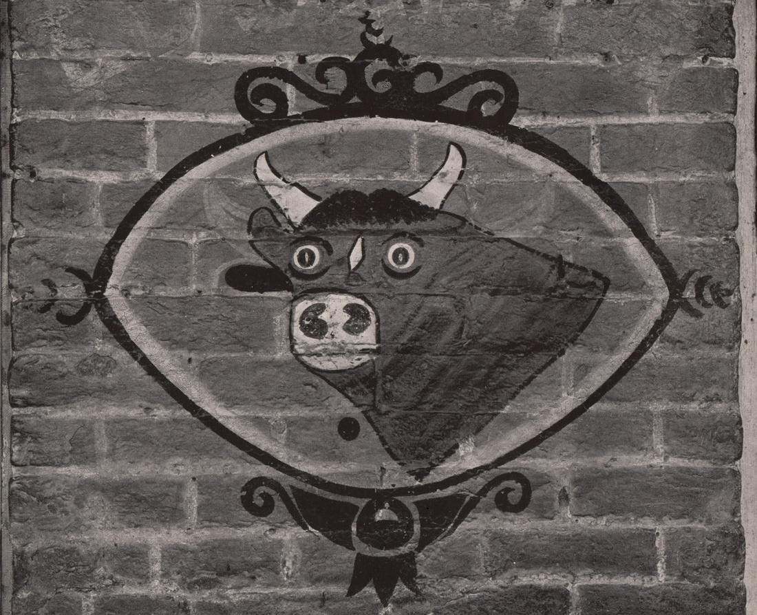 WALKER EVANS - Butcher Sign, Mississippi,1936: Artist: WALKER EVANS Print Title: Butcher Sign, Mississippi,1936 Printing Date: 1930’s Medium: Photoengraving Printed in: the USA Image Size: 5.5 x 7” Walker Evans(1903–1975) was one