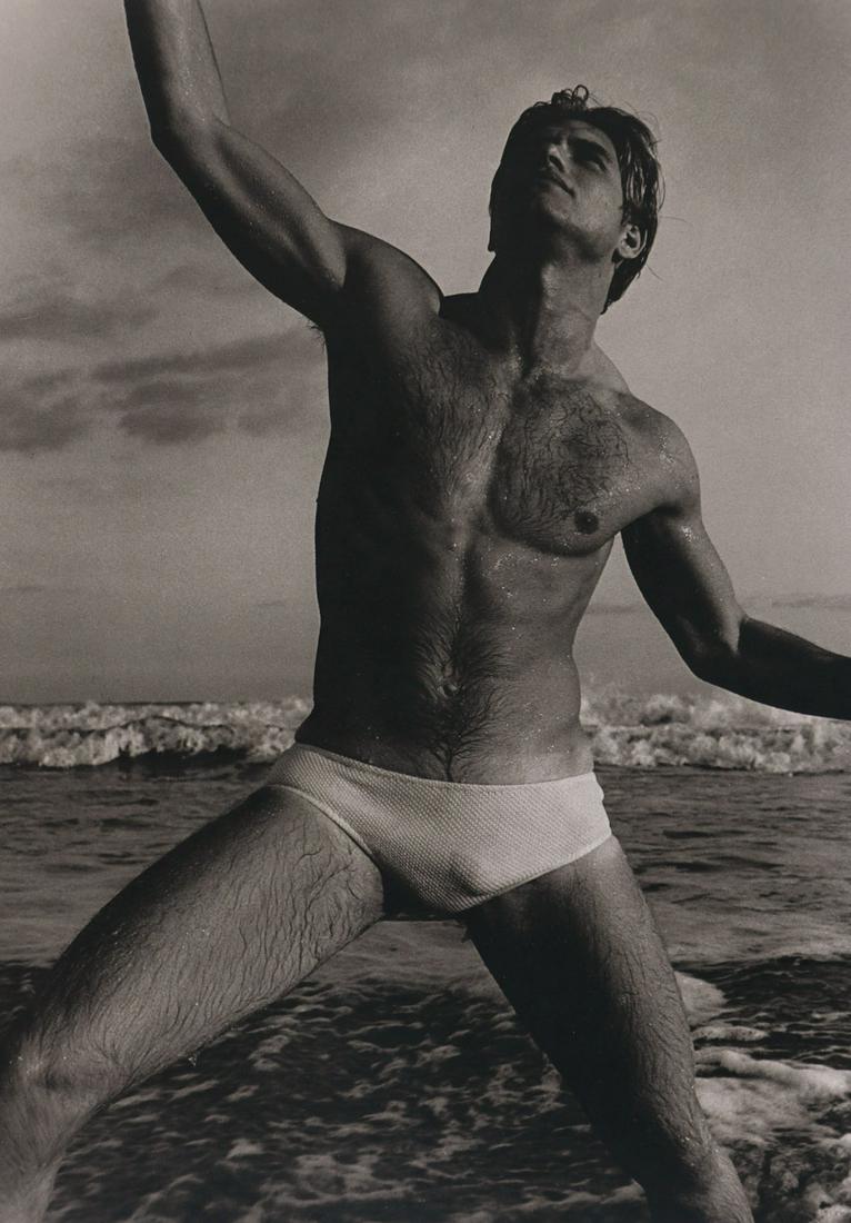 KEN HAAK - Male Nude Study 1969: Artist: KEN HAAK Print Title: Male Nude Study 1969 Medium: Tri-tone Photo-lithographs(Limited edition of 5000) Printed in the 1980’s, in the US Image size (inches) approx. 13 x 10” Ken Haa
