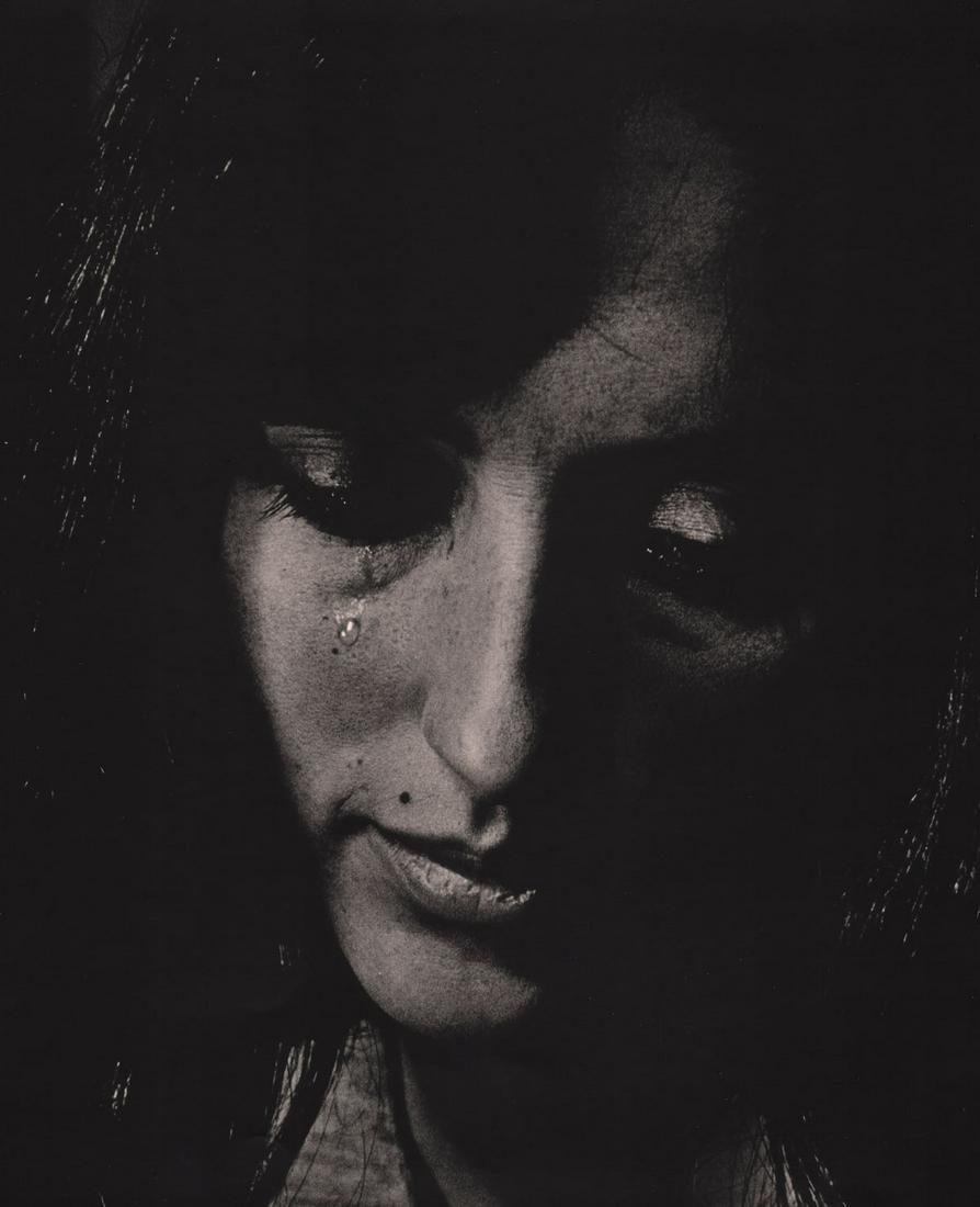 PHILIPPE HALSMAN - Joan Baez: Artist: PHILIPPE HALSMAN Print Title: Joan Baez Medium: Authentic Vintage Sheet-Fed Gravure Printed in 1970's Printed in Italy Image Size approx: 11.25 x 9.25 inches Philippe Halsman (1906-1979) was a