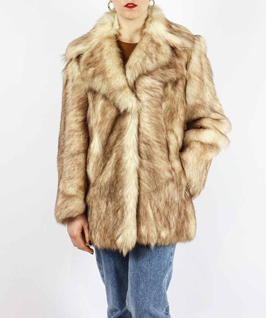 BLUE FOX FUR JACKET - US 12 - EU M (1 of 11)