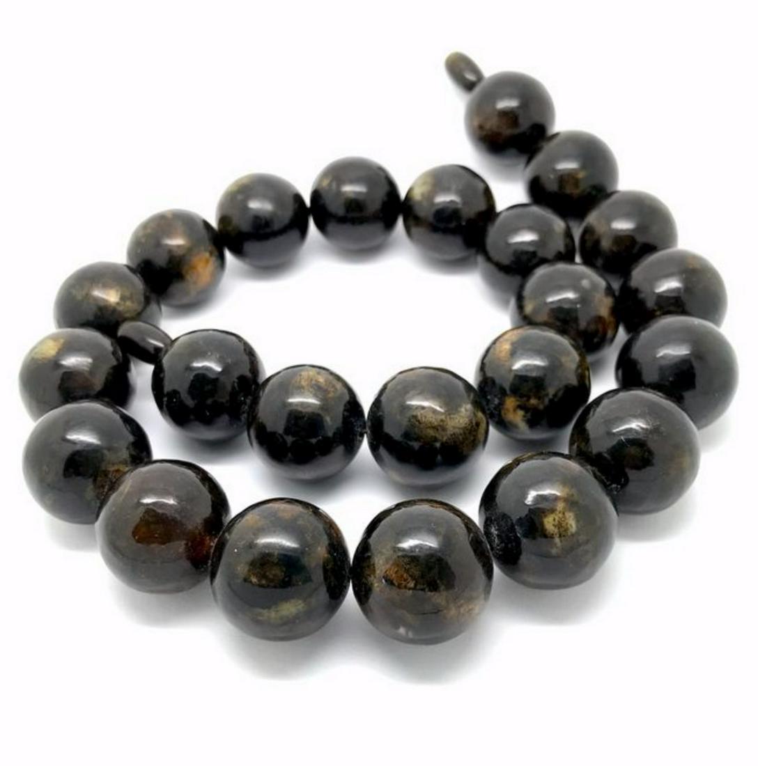 Outstanding Unique Vintage Amber Necklace made from (1 of 7)