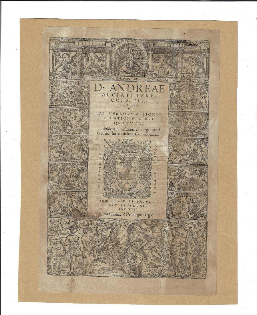 1530 Beautifully Engraved Title Leaf (1 of 1)