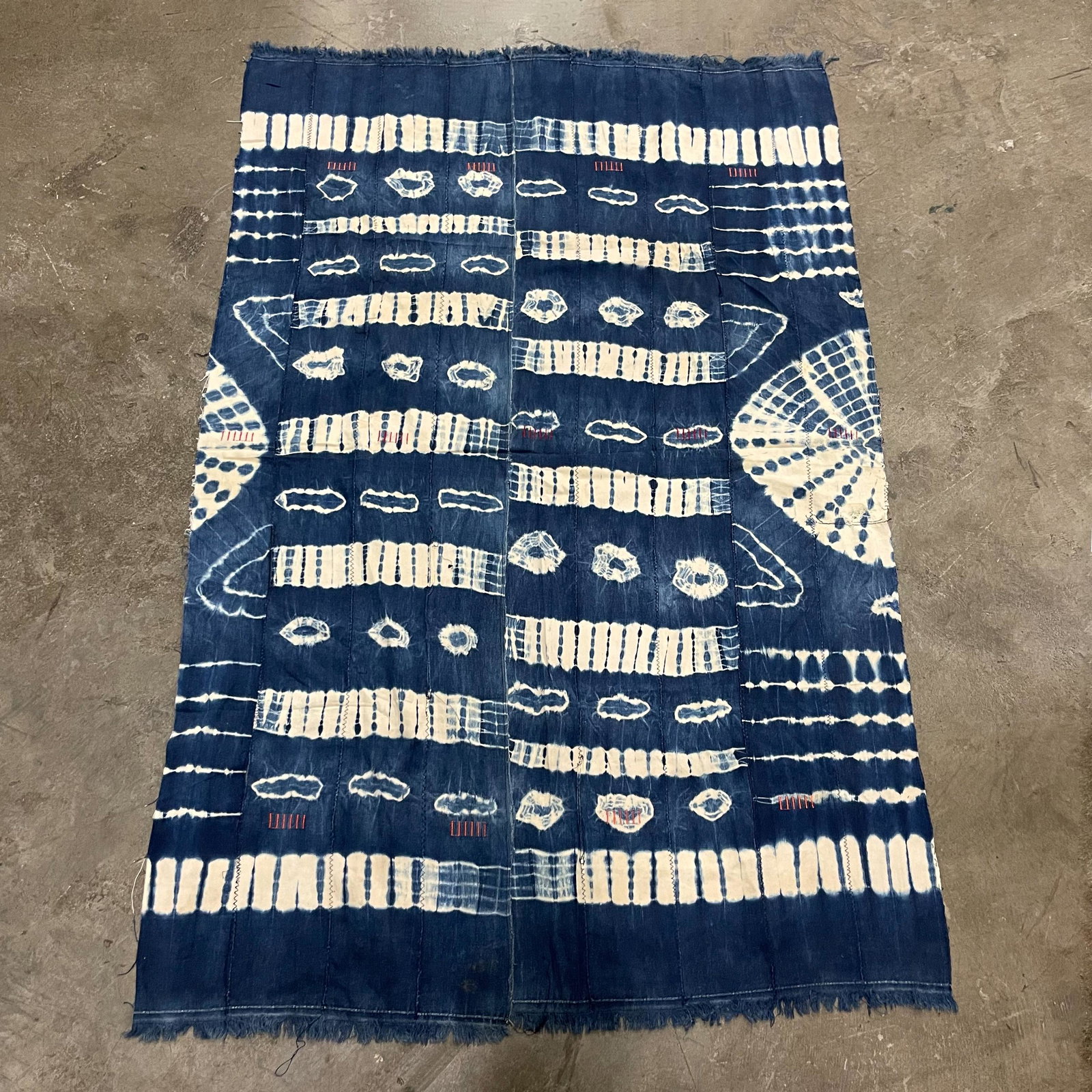 Indigo: Title: Indigo Date/Period: 19th Century Dimension: 58in x 37in Origin: Burkina Faso, Africa Reserve: $45.00 Shipping: Domestic: Flat-rate of $12.00 to anywhere within the contiguous U.S. International