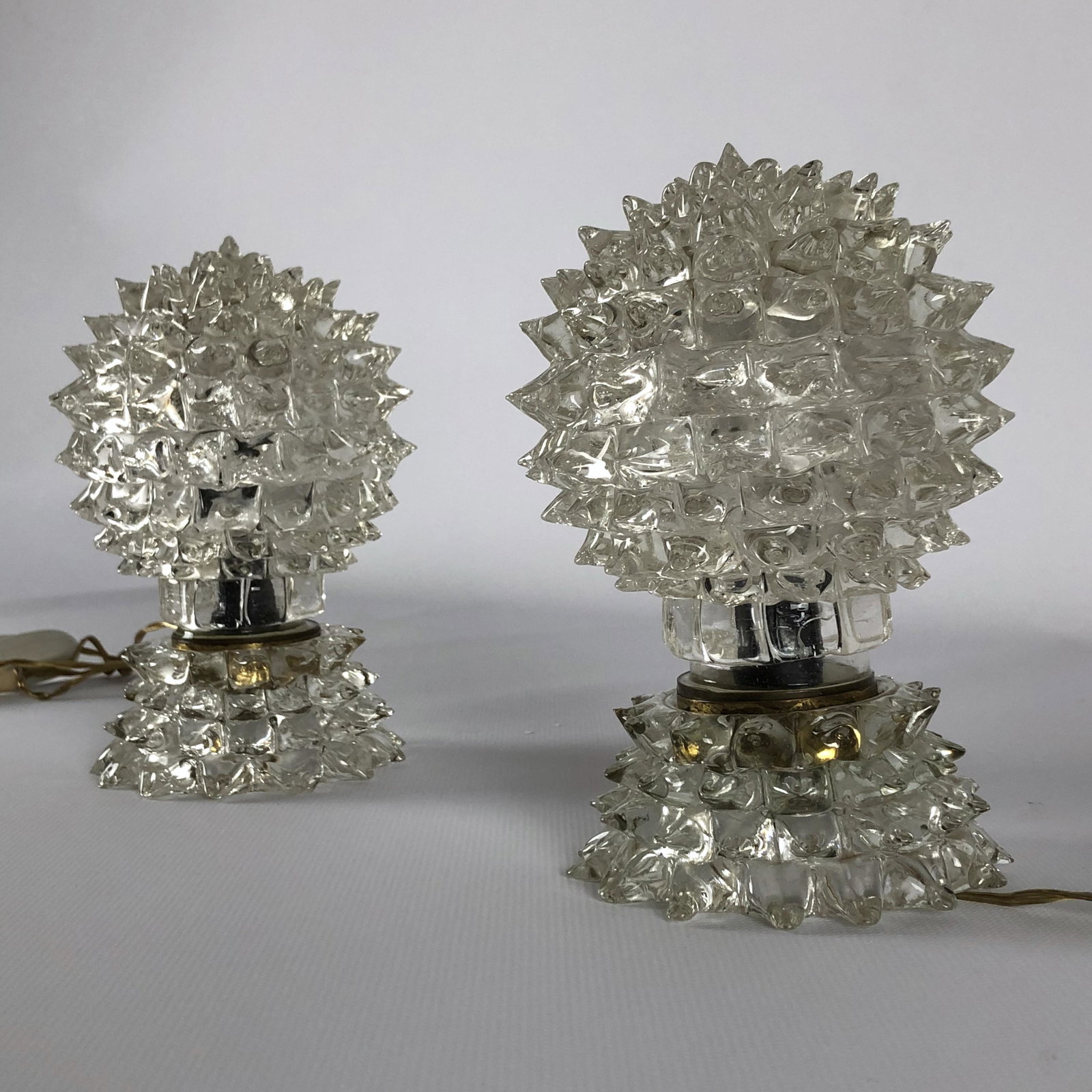 Rare Pair of Ercole Barovier Rostrato table lamps. (1 of 6)