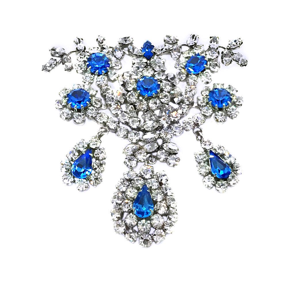 Austria Dangling Rhinestone Brooch (1 of 3)