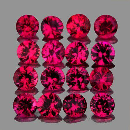 1.80 mm 30 pcs Round Brilliant Cut AAA Premium Red (1 of 2)
