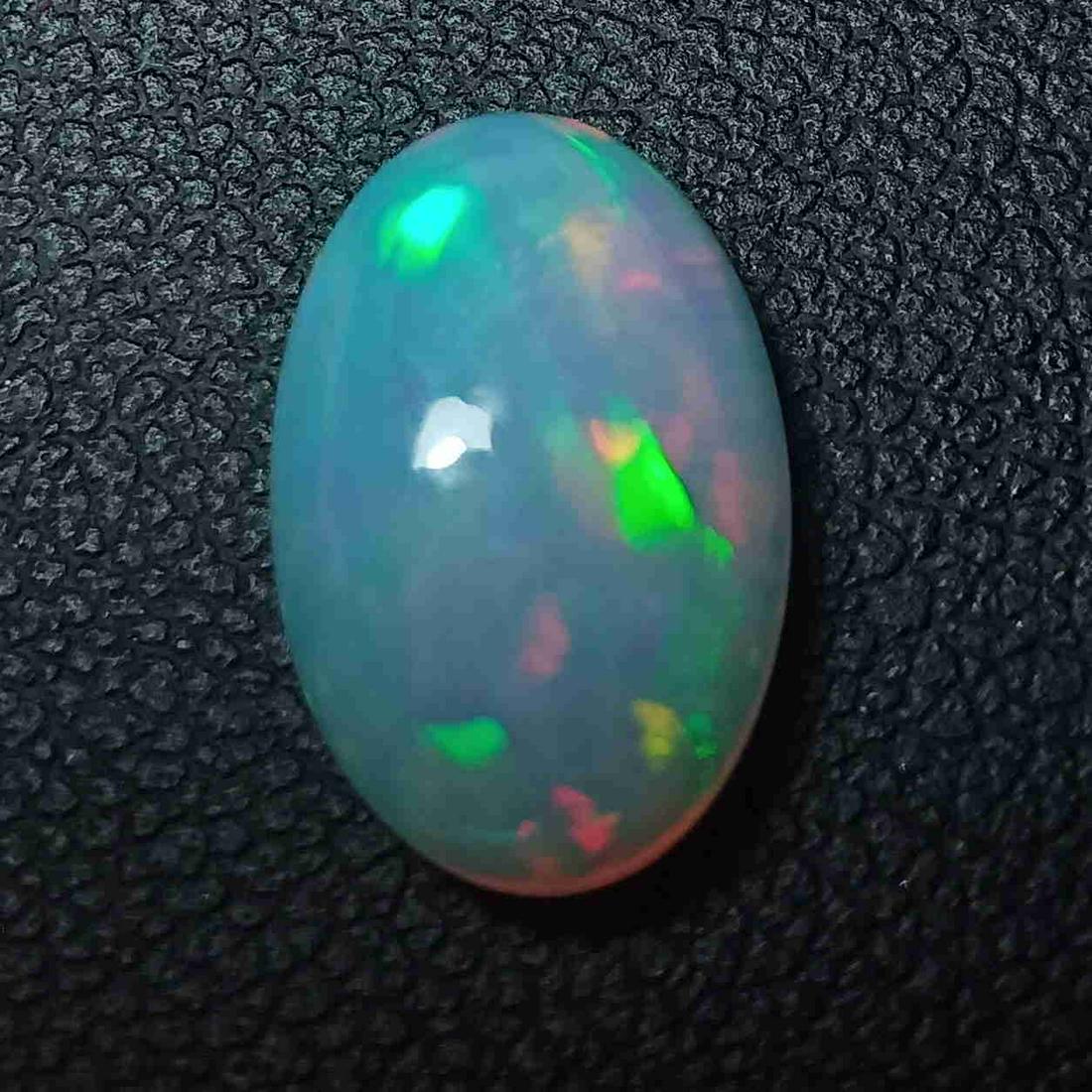 3.55 ct RARE! GOOD LUSTER FLASHING 100%NATURAL MULTI (1 of 8)