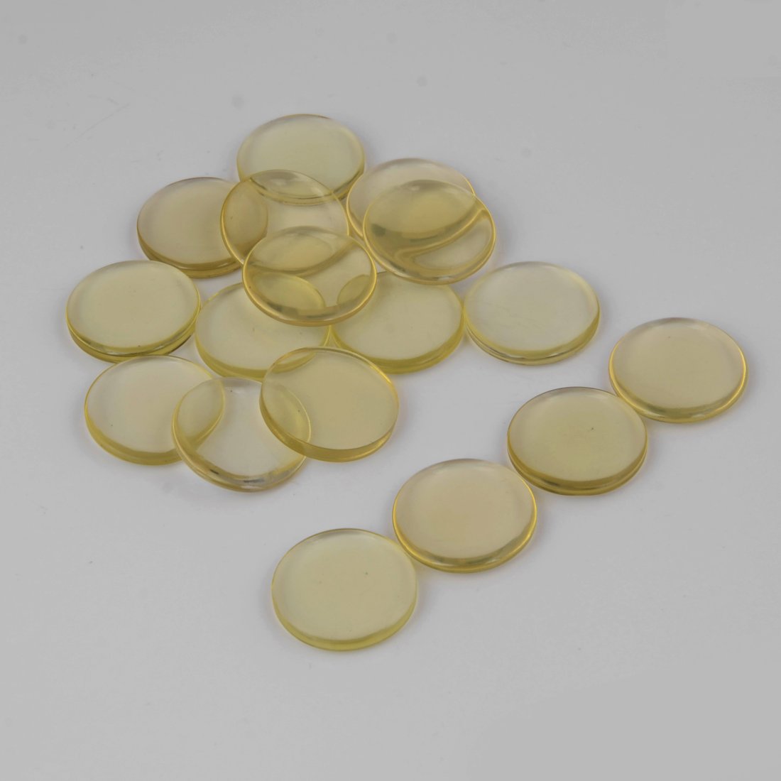 213.08 Carat Yellow Color Natural Round Lemon Quartz: Title: 213.08 Carat Yellow Color Natural Round Lemon Quartz Loose Gemstone 17 Pieces Brand: Gems Trading Center Gemstones: Lemon Quartz Carat Weights: 213.08 Size/Dimensions: 4H x 20W x 20L mm Reserve