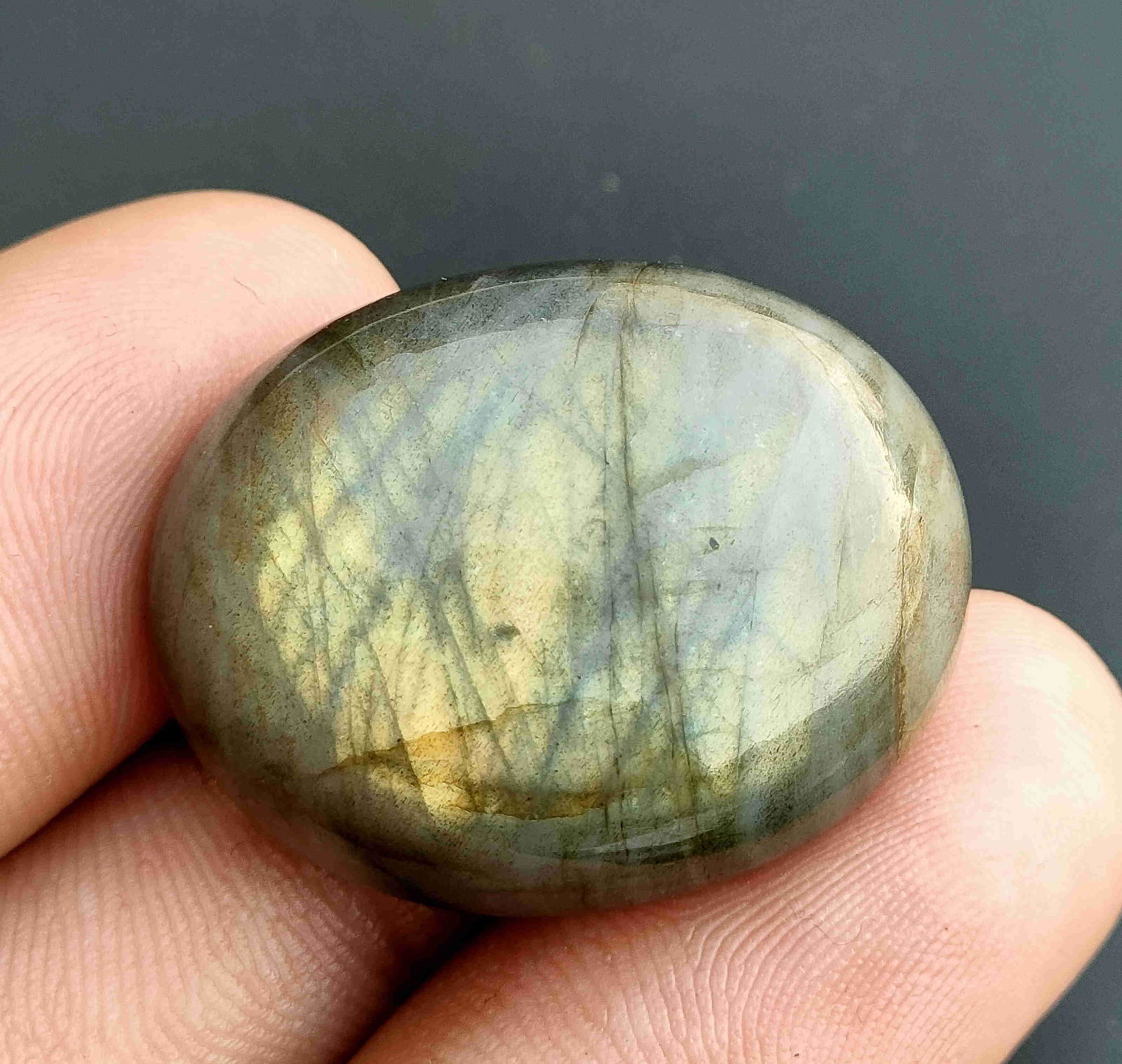47.50 Carats Natural Labradorite Cab (1 of 2)