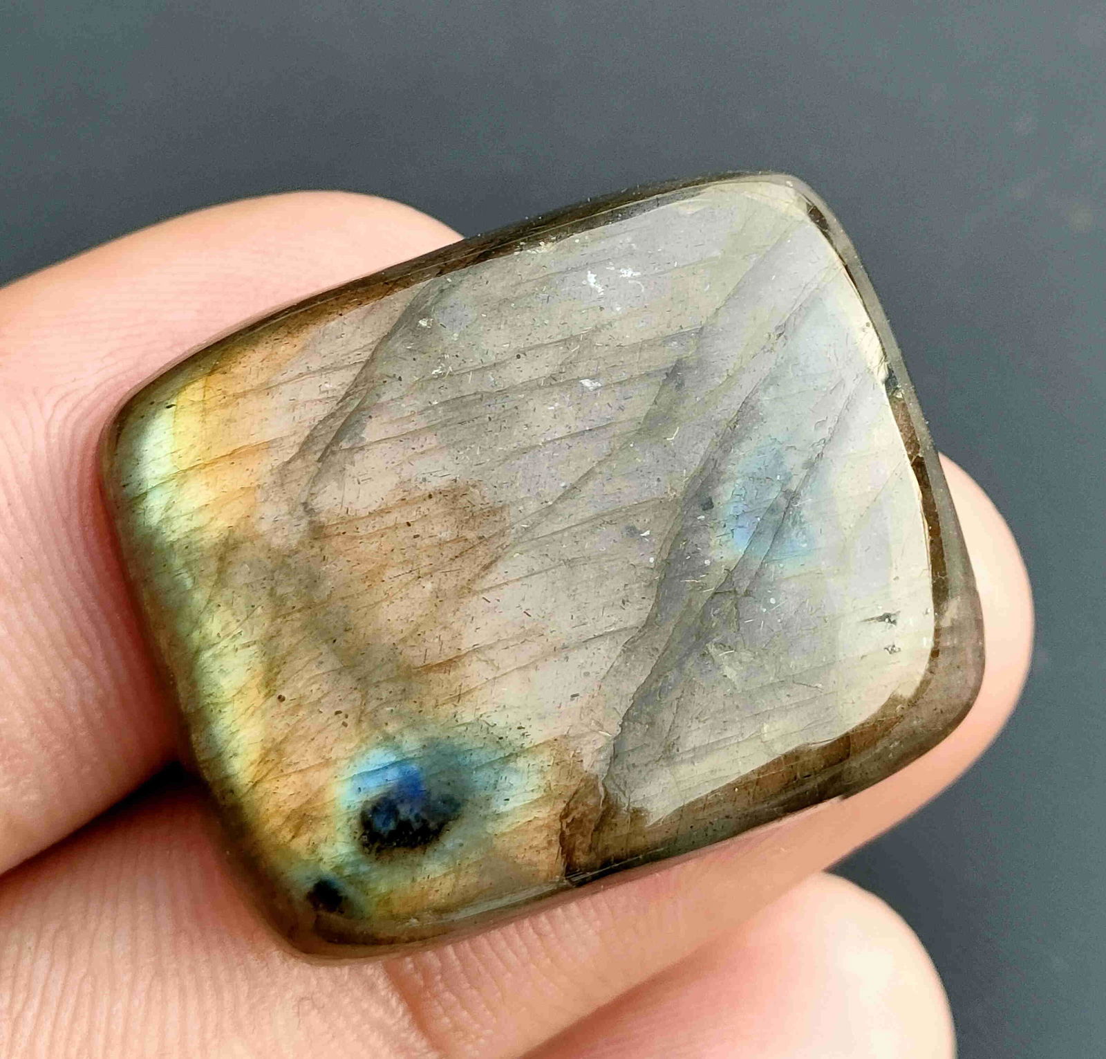 43.00 Carats Natural Labradorite Cab (1 of 3)