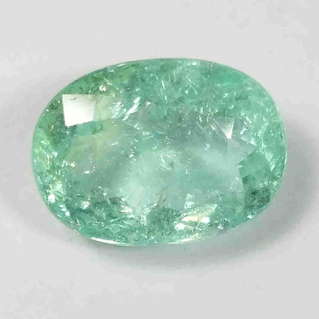 CERTIFIED 4.12 CTS NATURAL BLUE GREEN PARAIBA TOURMALINE PEAR SHAPE GOOD COLOR LOOSE GEMSTONES. (1 of 4)