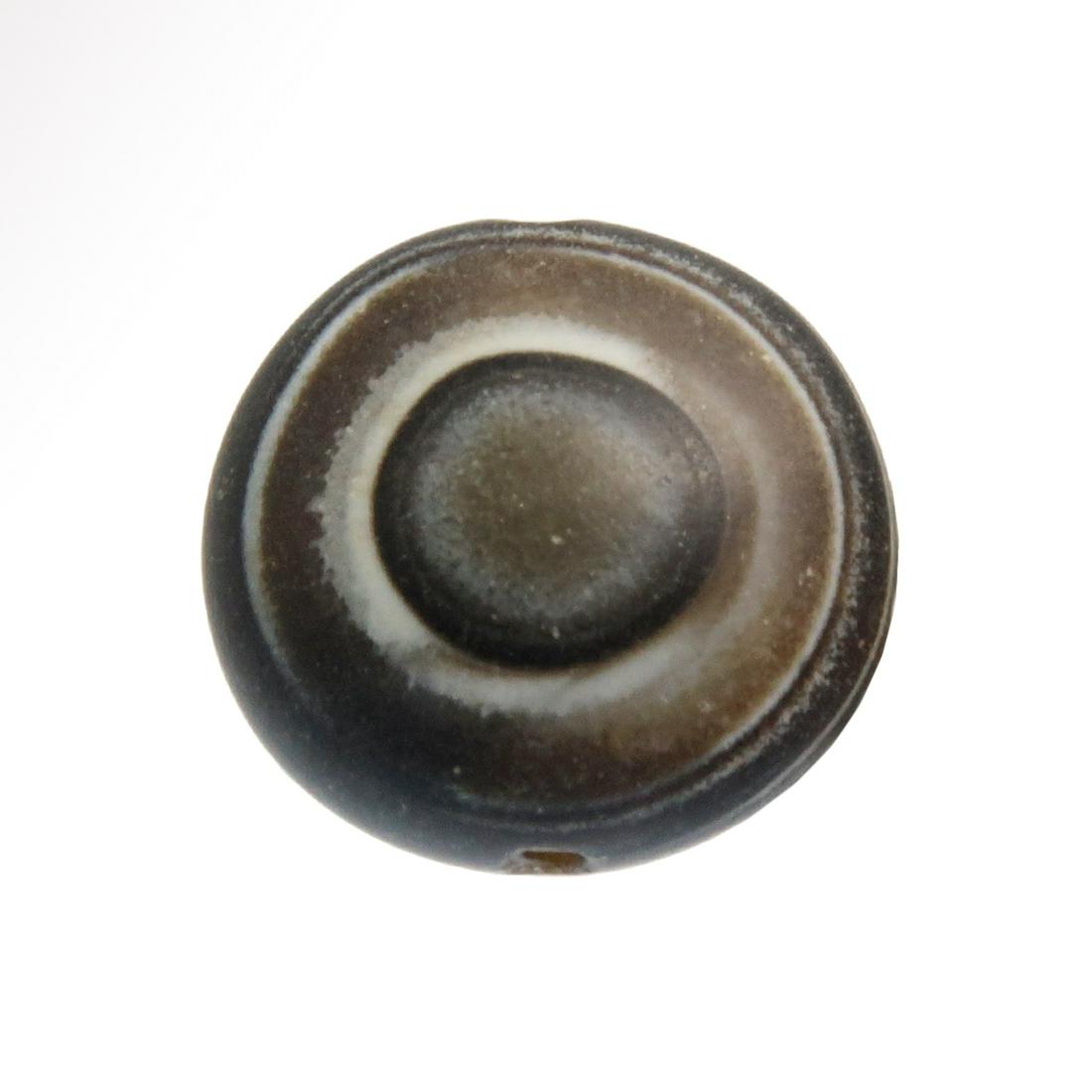 East Mediterranean Banded Agate Eye Bead Amulet (1 of 5)