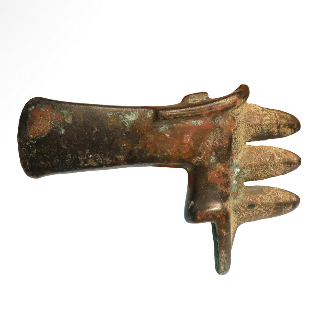 Mesopotamian Bronze Spiked Axe Head, ex. Axel Guttmann (1 of 6)