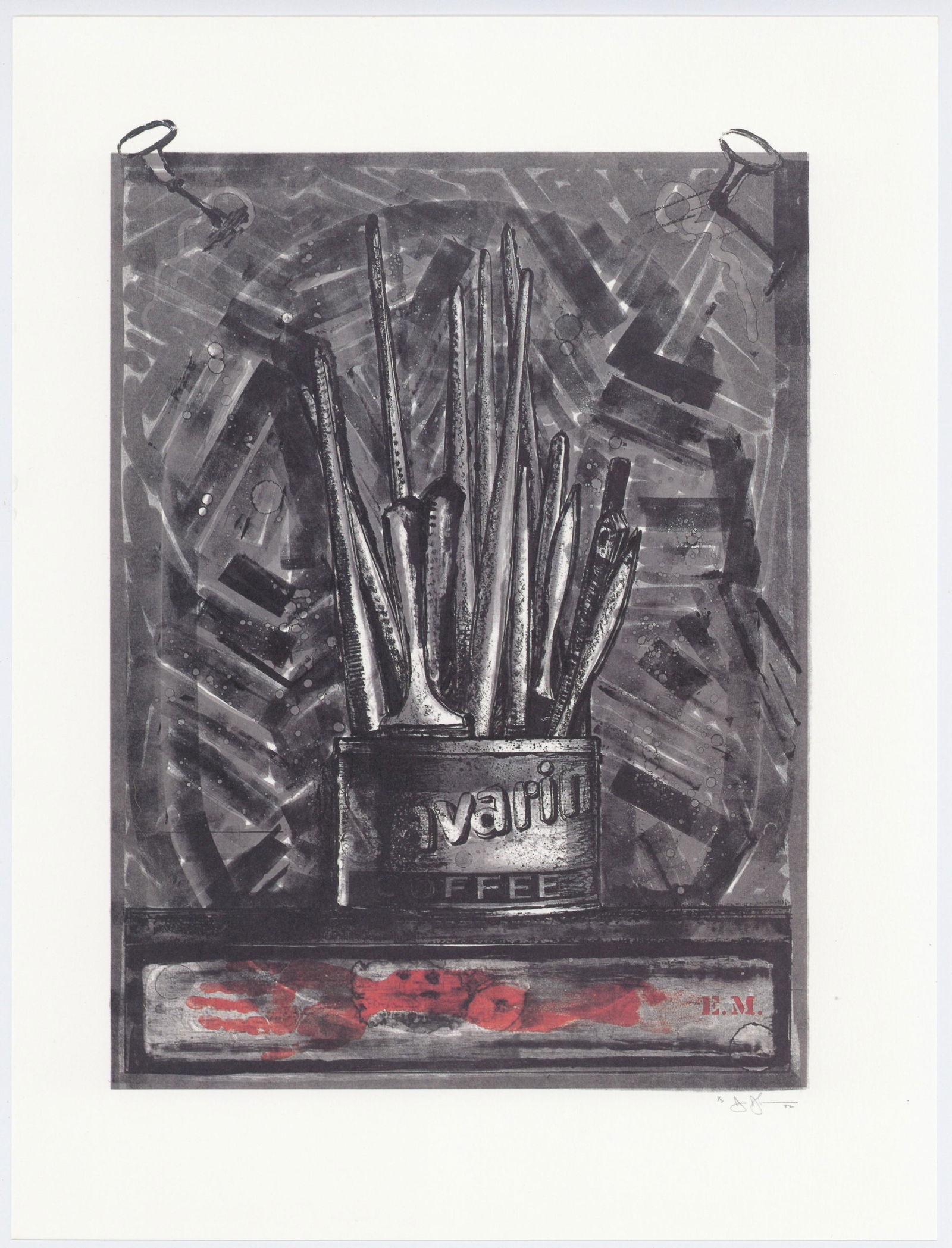 Jasper Johns "Savarin" 1982 (1 of 1)
