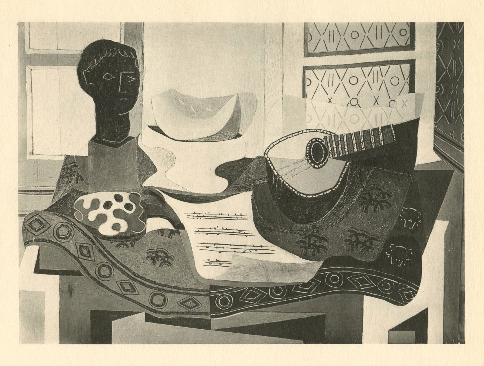 Pablo Picasso - Still Life with Guitar (1 of 1)