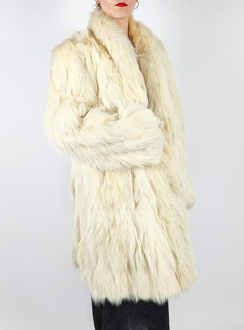 BLUE FOX FUR COAT - US 22 - EU L (1 of 9)