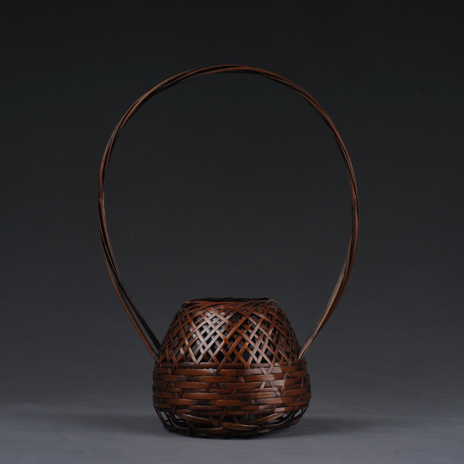 Japanese bamboo woven flower basket (1 of 9)