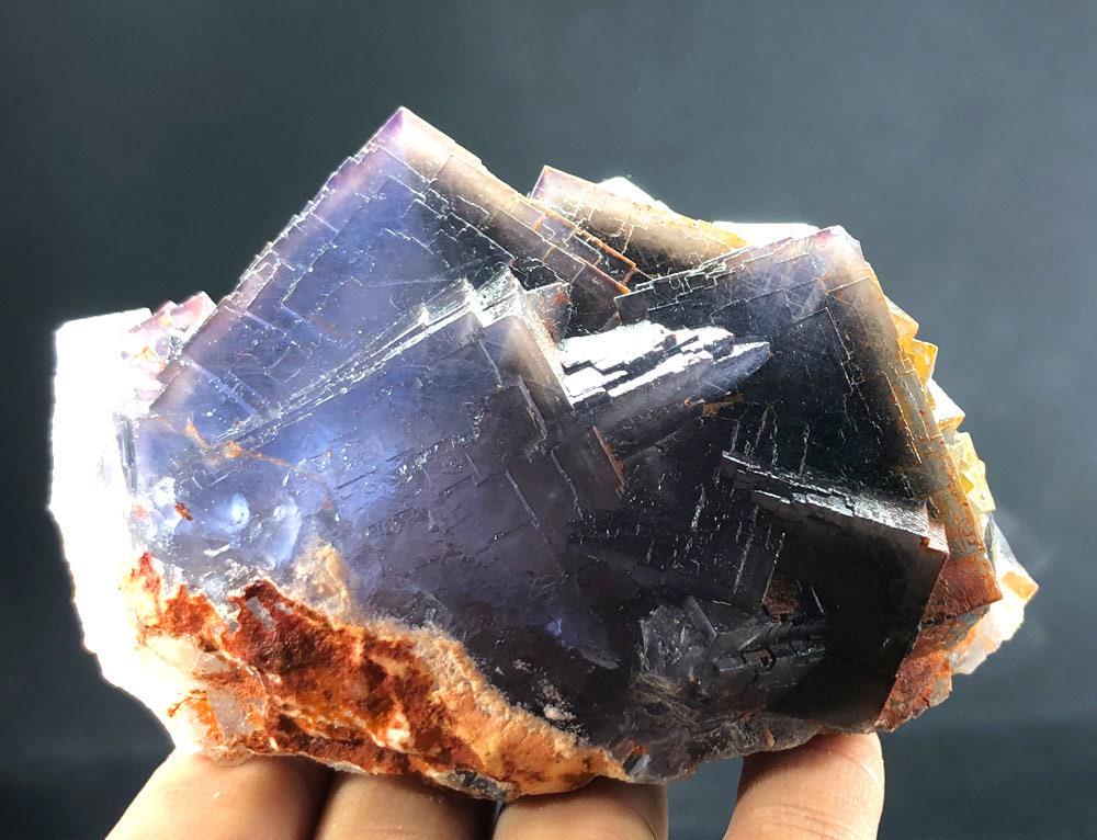Fluorite Specimen Cubes Fluorite Fine Bluish Phantom (1 of 4)
