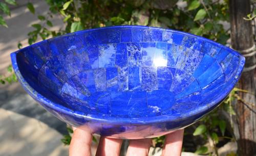 755 Grams Beautiful Blue Lapis Lazuli Bowl (1 of 5)