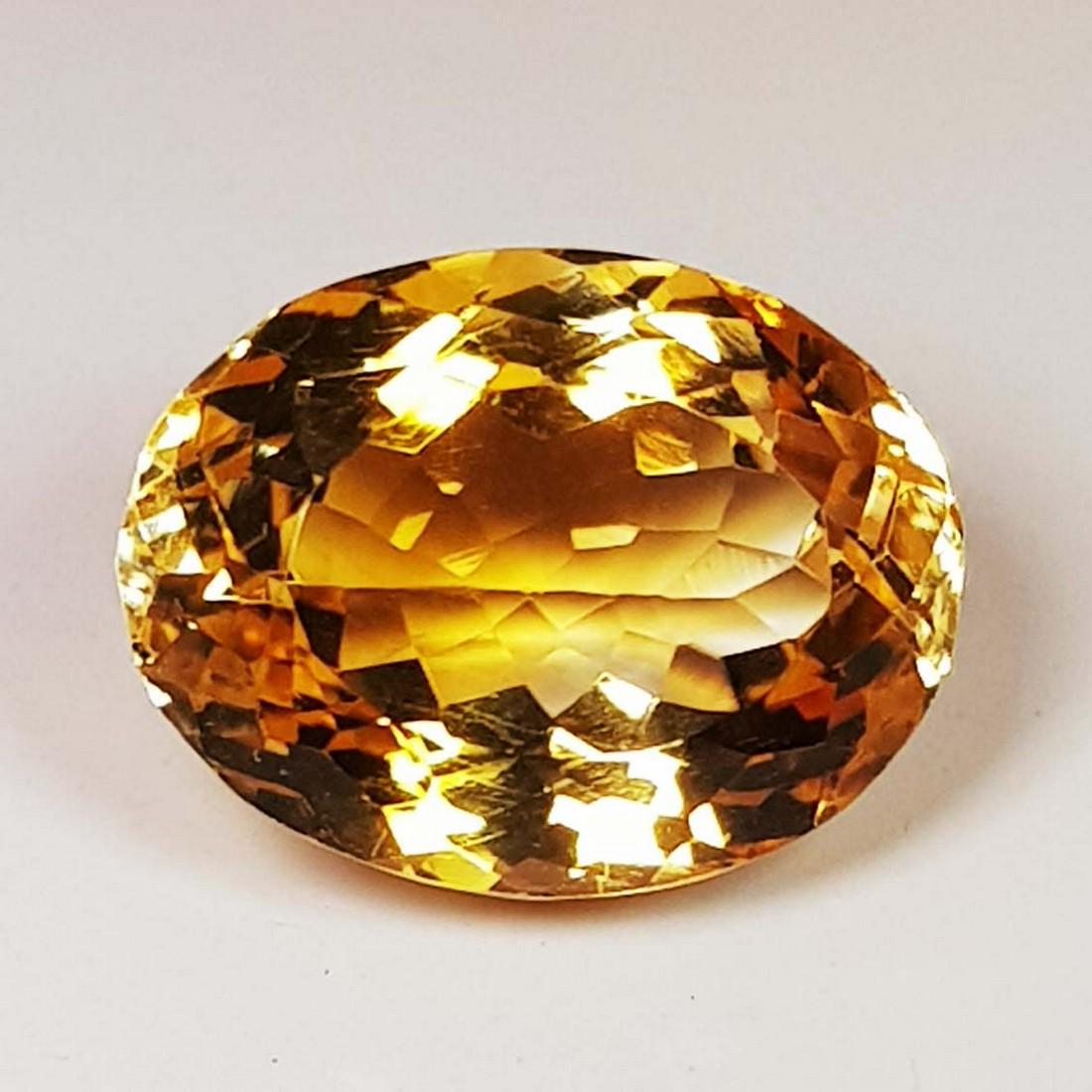 7.30 ct Natural Citrine Oval Cut (1 of 5)