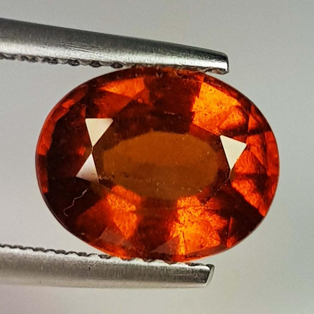 2.95 ct Natural Hessonite Garnet Oval Cut (1 of 5)