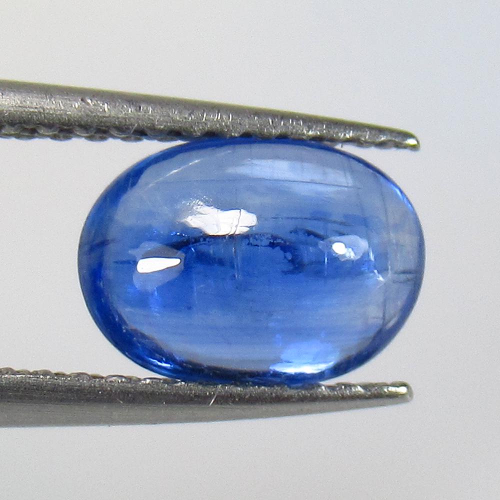 1.50 Ctw Deep Blue Kyanite Oval Cab (1 of 2)