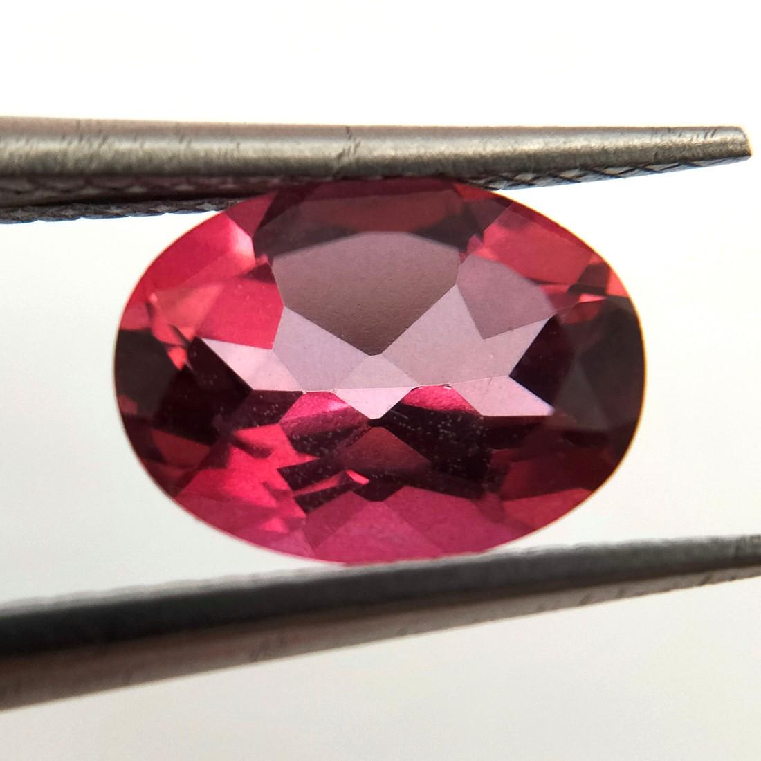 Natural Oval Cut 1.46 Carats Pink Topaz Loose Gemstone (1 of 10)