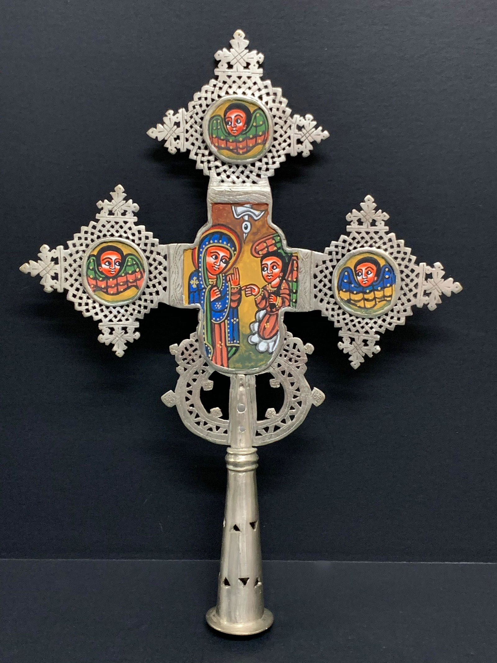 Ethiopian Processional Metal Cross (1 of 5)