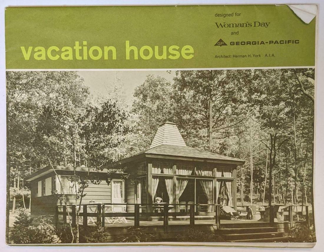TINY HOUSE PLAN, WOMANS DAY Georgia Pacific PAVILION VACATION HOUSE ARCHITECTURE (1 of 5)