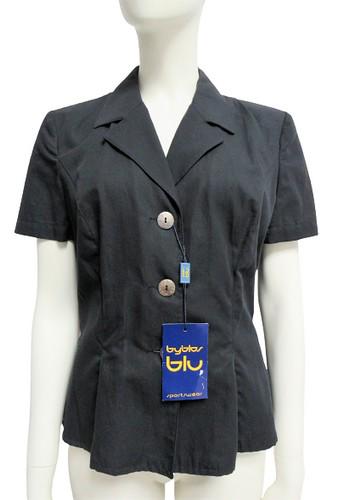 BYBLOS Vintage cotton jacket Size "M": Title: BYBLOS Vintage cotton jacket Size "M" Material: Cotton Size/Dimensions: SIZE: 44 IT / M MEASUREMENTS: Shoulder 42cm, chest 47cm, length 61cm Description: (1160/D). Vintage cotton "Byblos Blu" j