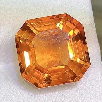Natural Asche Cut 6.94 Carats Citrine Loose Gemstone (1 of 9)