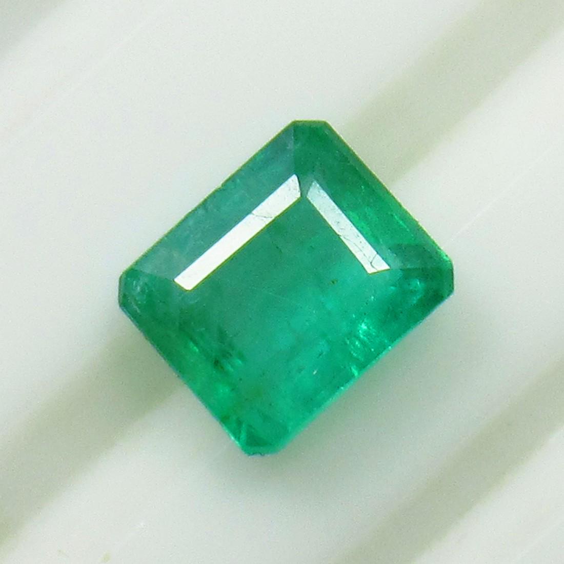 2.04 Ct Natural Zambian Emerald Octagon Cut (1 of 2)