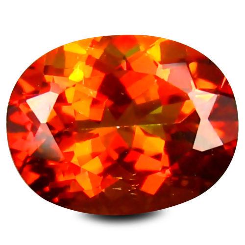 Natural Topaz 2.16ct Oval Fancy Odyssey Twilight Orange Mystic (1 of 1)