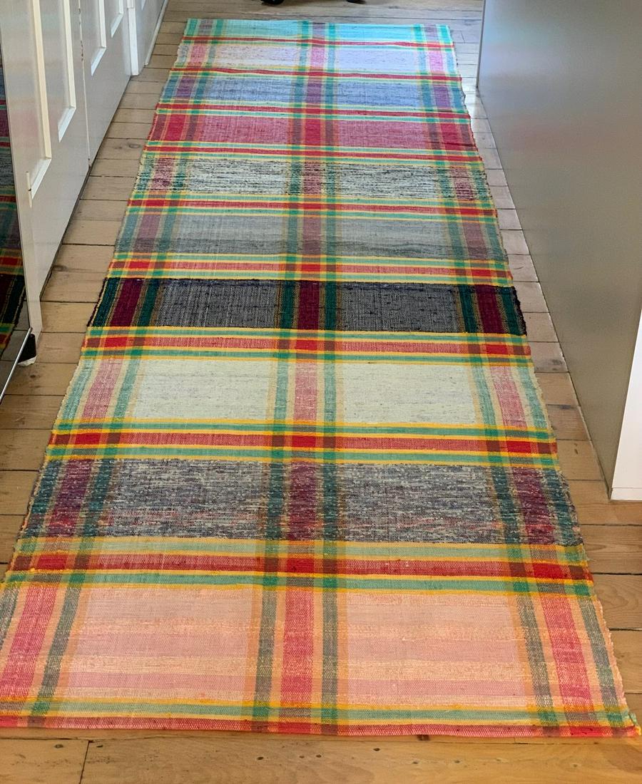 Early 20th c Rag Carpet (unused) (1 of 4)