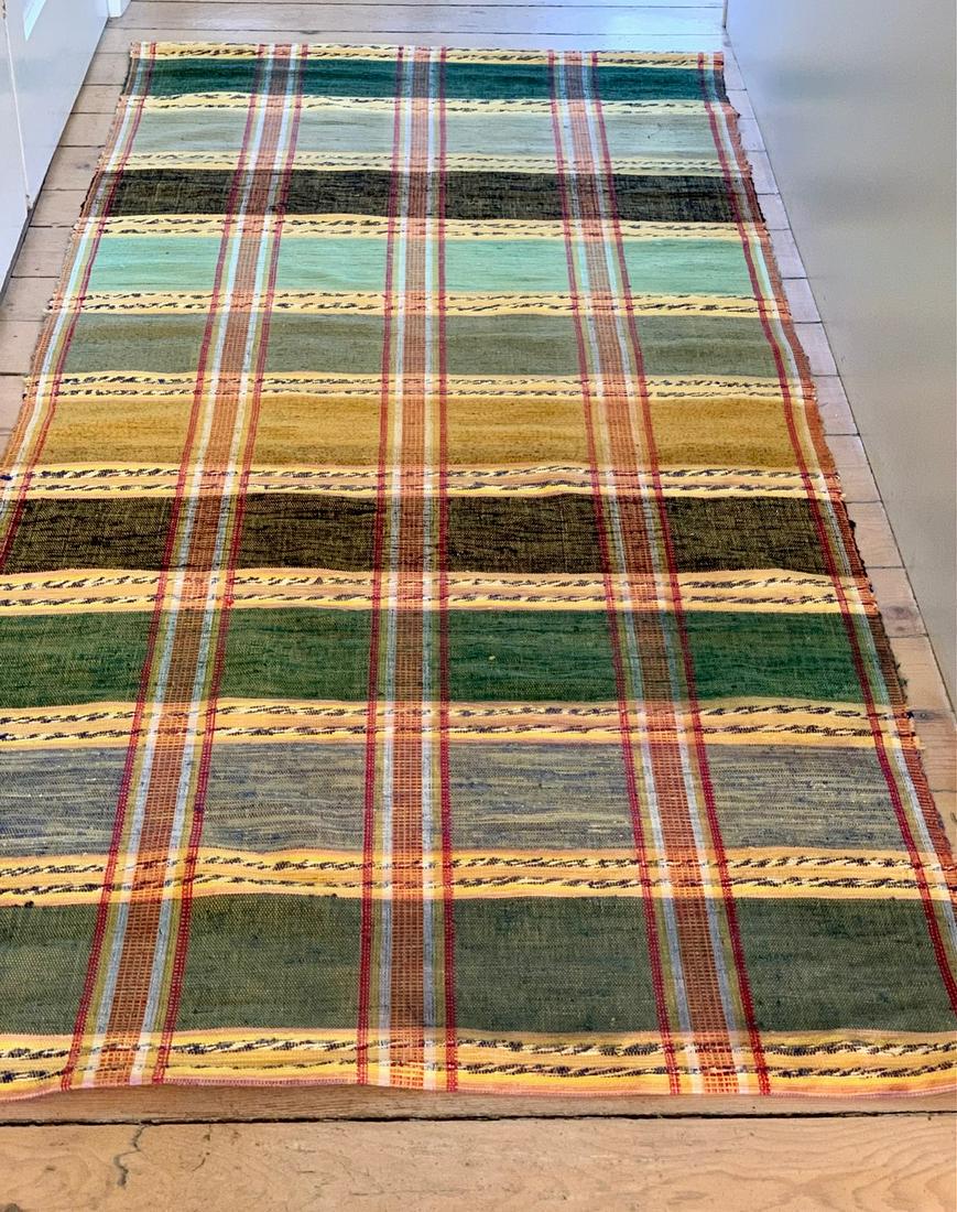 Early 20th c Rag Carpet (1 of 3)