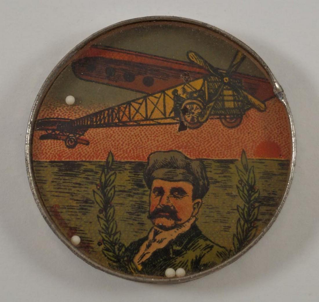 Vintage Dexterity Puzzle & Mirror w/ Airplane & Pilot Game (1 of 3)