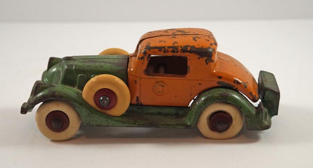 Antique Coup w/ Double Spare Tires Cast Iron Kilgore Toy (1 of 6)